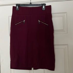 Ashley Blue Pencil Skirt